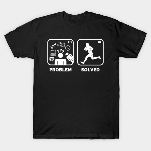 Problem solved Rugby Funny Meme T-Shirt by Lottz_Design 